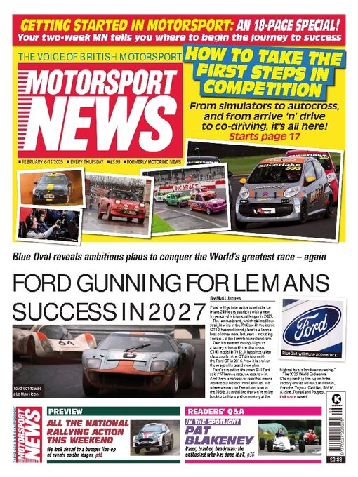 Title details for Motorsport News by Kelsey Publishing Ltd - Available